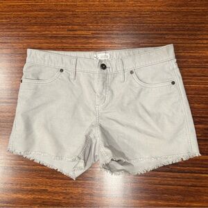 Carve Designs Coduroy Oahu Dogtown shorts size 4 4” EUC light gray